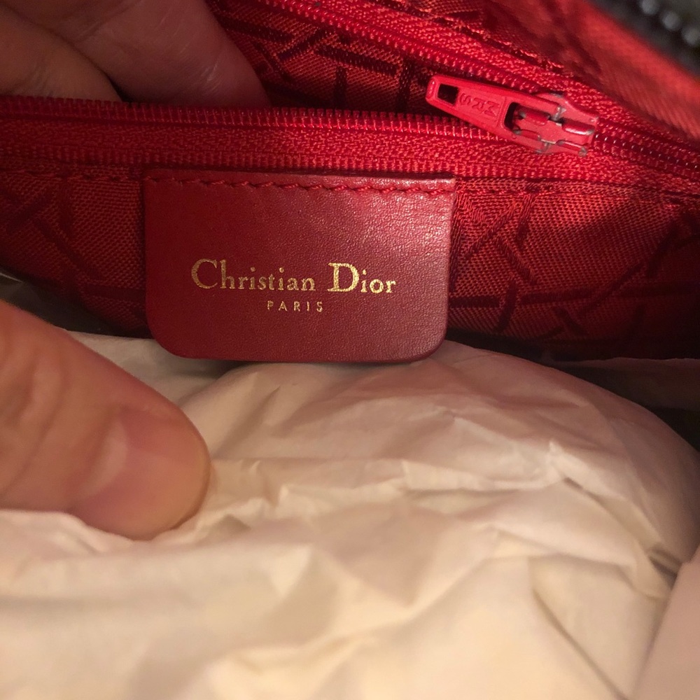 SOLD-Authentic Lady Dior Nylon Cannage bag - Picture 6 of 12
